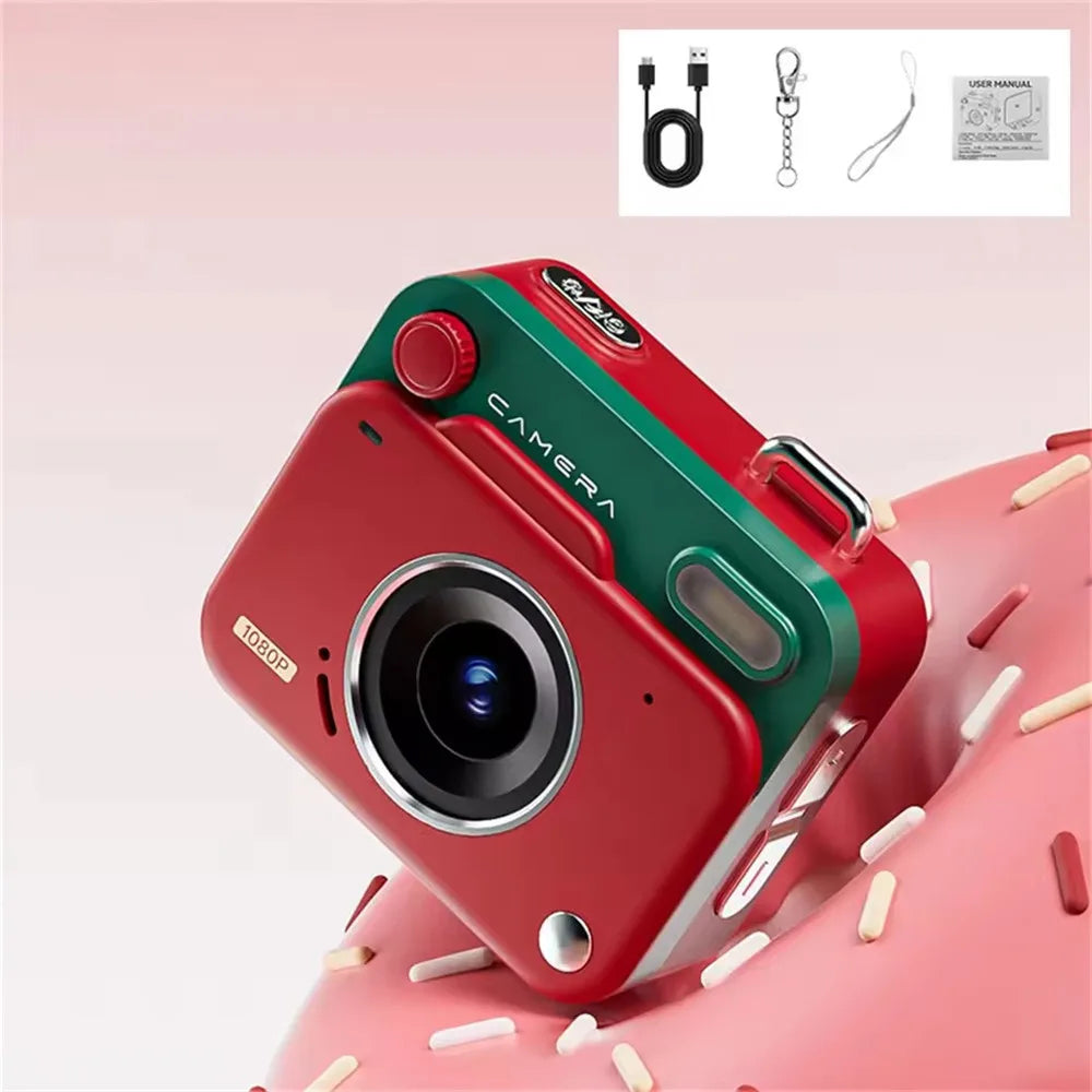 Mini Cámara CCD Retro 2026: Cámara Digital de Bolsillo HD, Efecto Vintage y Llavero Portable