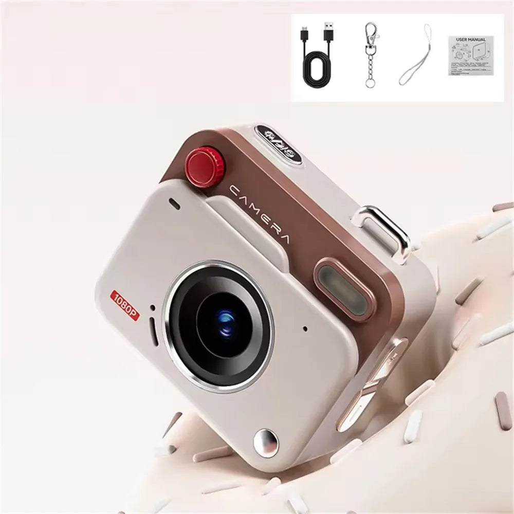 Mini Cámara CCD Retro 2026: Cámara Digital de Bolsillo HD, Efecto Vintage y Llavero Portable