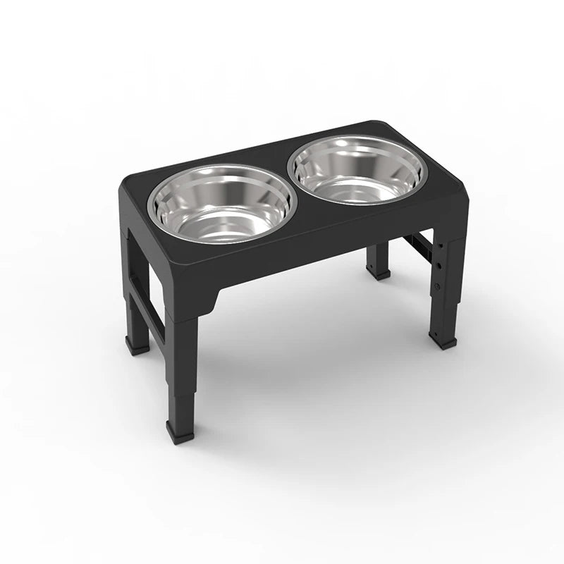 Estación de Alimentación Ajustable BOOTEELY: Comedero Elevado para Perros (S, M, L)