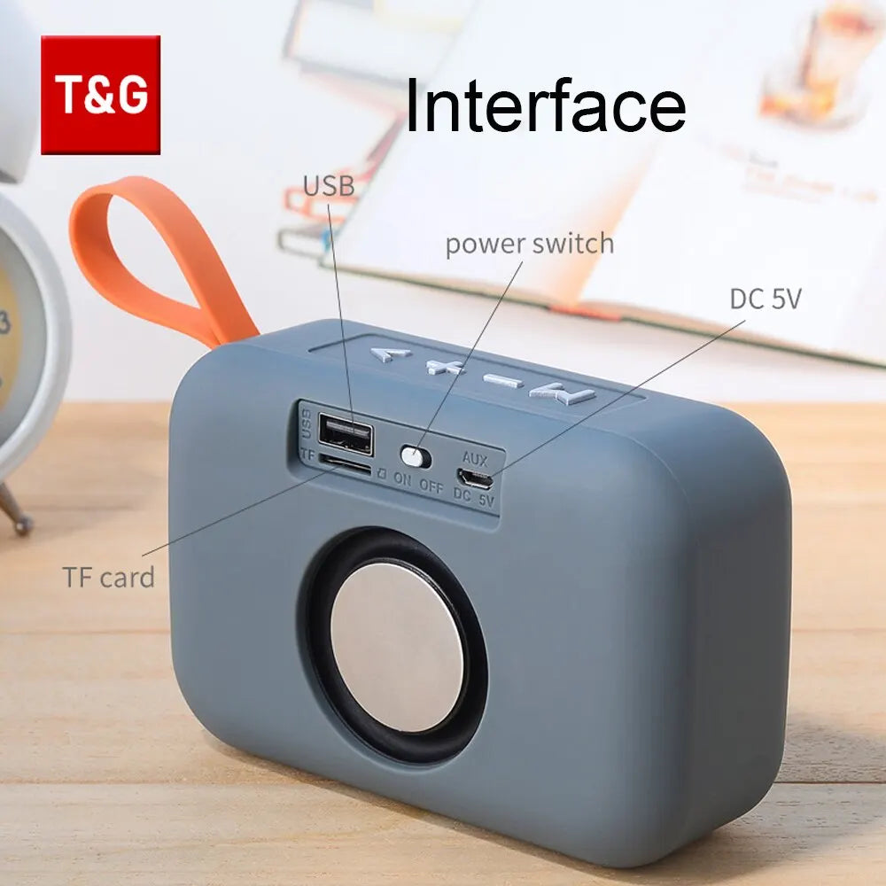 Mini Soundbar TG506: Bocina Bluetooth 5.0 HiFi, Radio FM, Resistente al Agua y Portátil