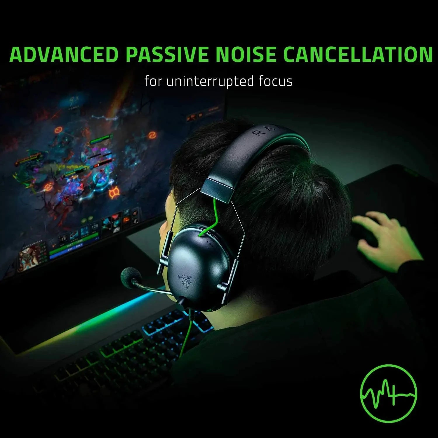 Razer BlackShark V2 X: Audífonos Gamer Pro con Sonido Surround 7.1 y Micrófono HyperClear