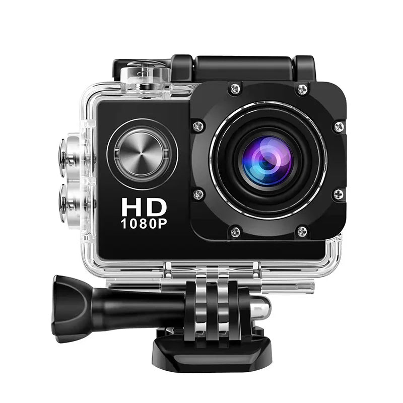 Mini Cámara de Acción 4K Ultra HD: Sumergible, Pantalla LCD y Kit de Montaje para Deportes Extremos