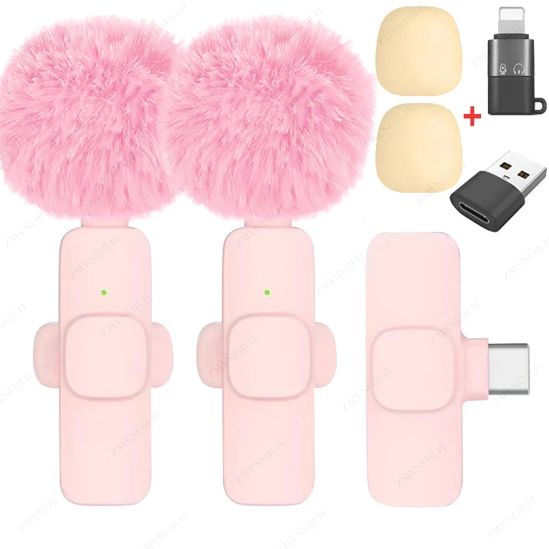 Micrófono Lavalier Inalámbrico Universal: Audio HD para iPhone, Android y PC