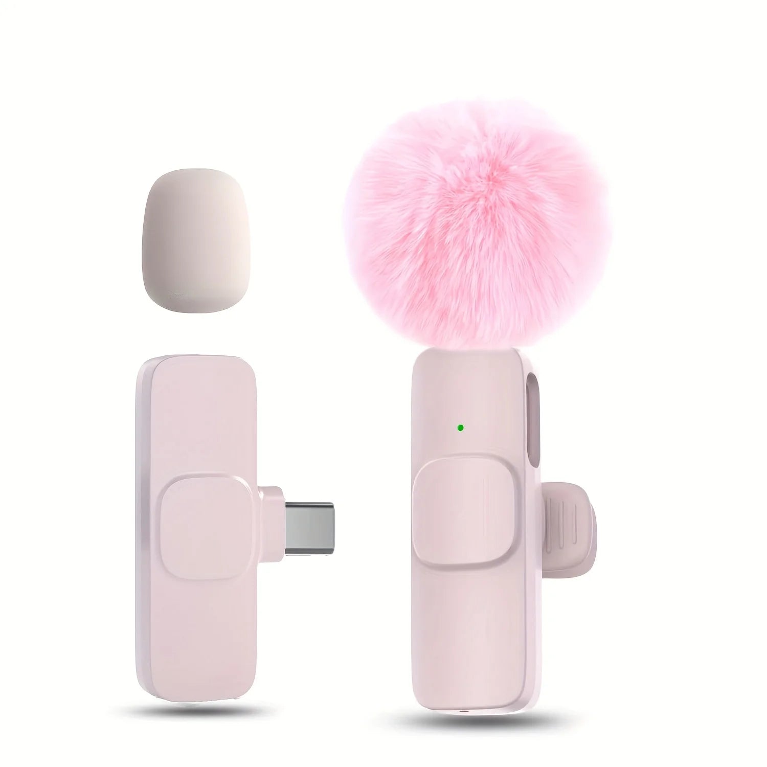 Micrófono Inalámbrico Profesional USB-C: Audio HD para Streaming y Vlogs