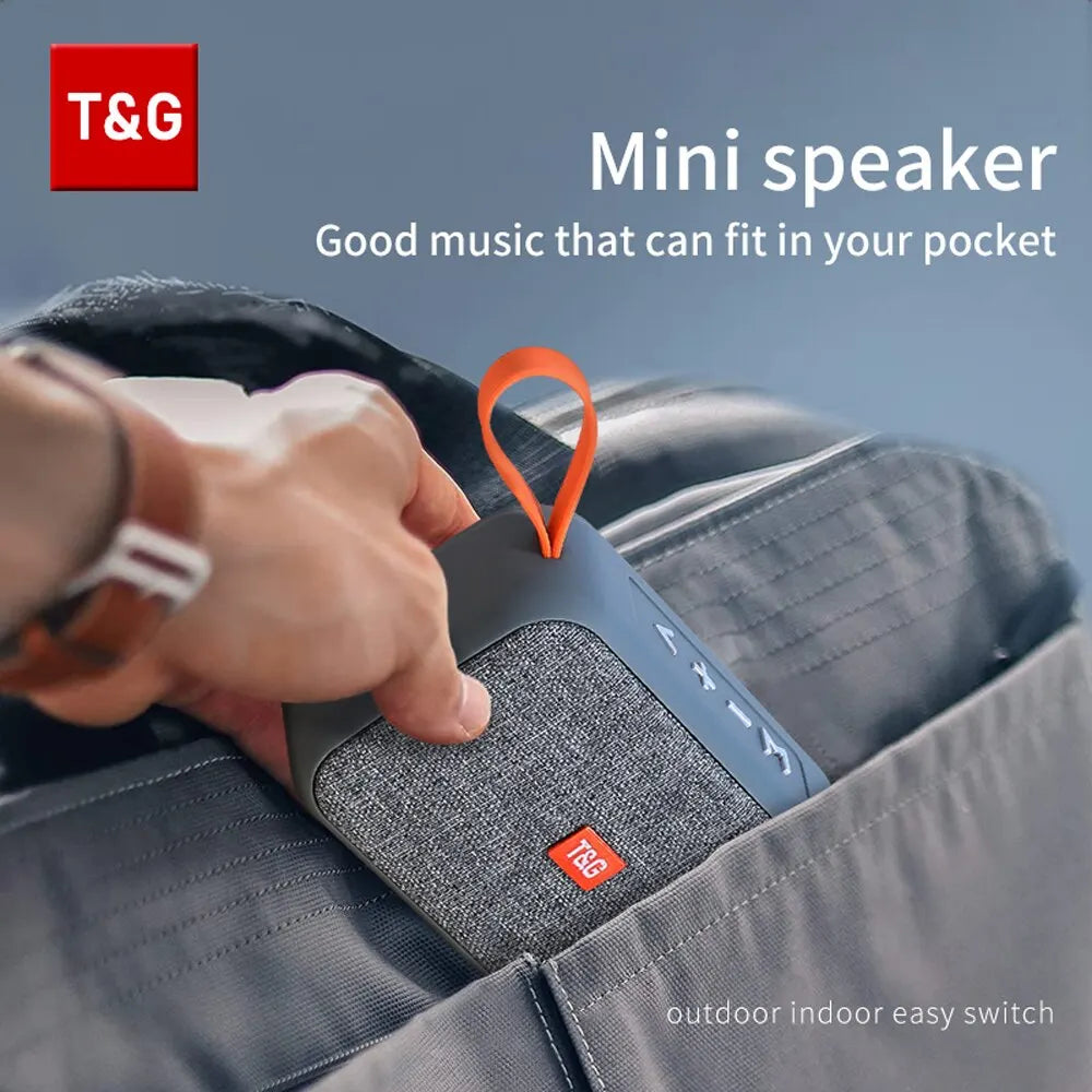 Mini Soundbar TG506: Bocina Bluetooth 5.0 HiFi, Radio FM, Resistente al Agua y Portátil