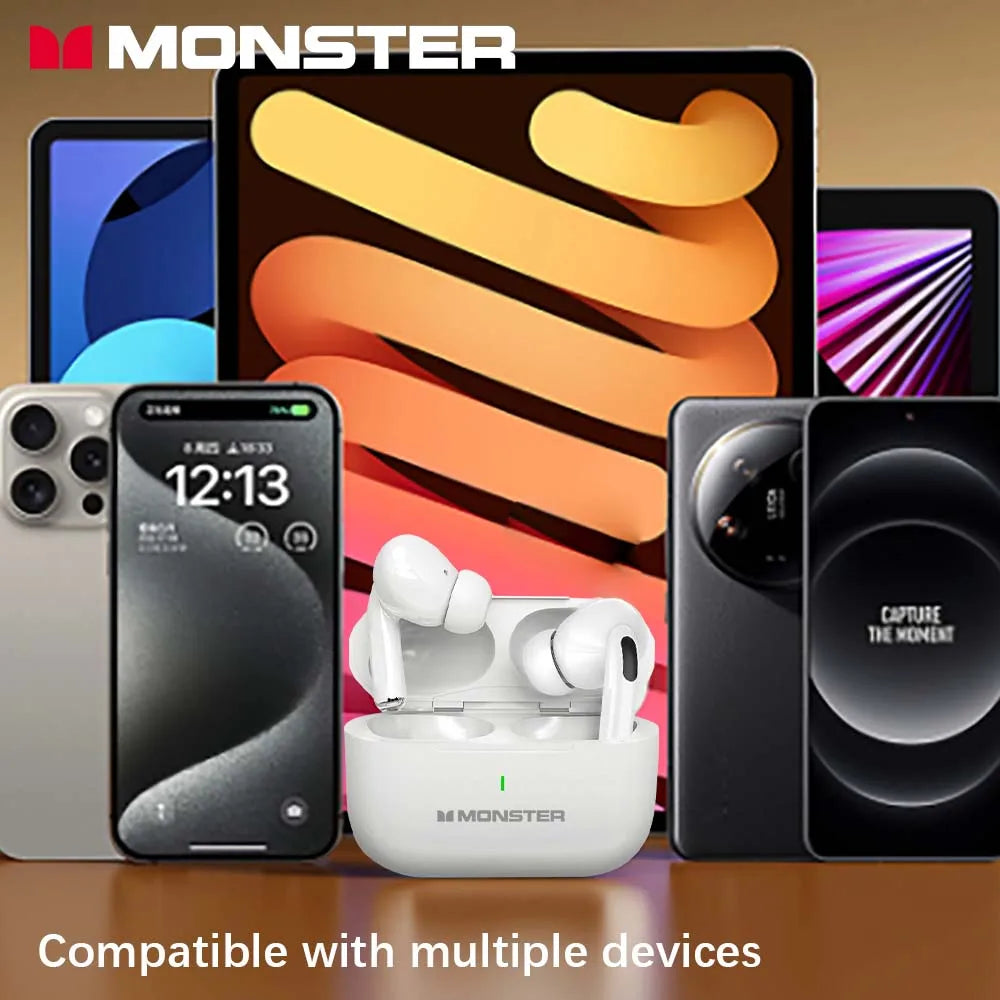 Monster Hardphones Pro: Audífonos TWS de Uso Rudo, Sonido HD y Resistencia al Agua