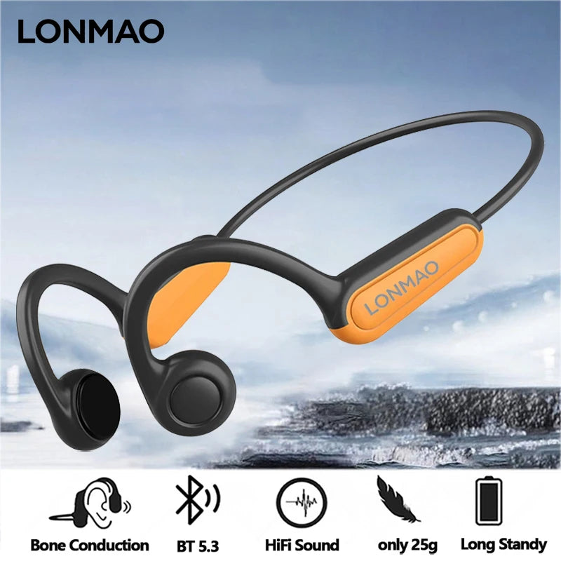 Audífonos de Conducción Ósea Real 2025: Bluetooth 5.3, Deportivos y Resistentes al Agua