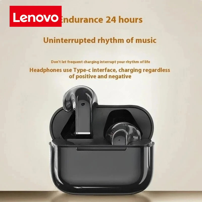 Lenovo True Wireless 5.3: Audífonos In-Ear HiFi Bass, Sonido 9D Estéreo y Llamadas HD