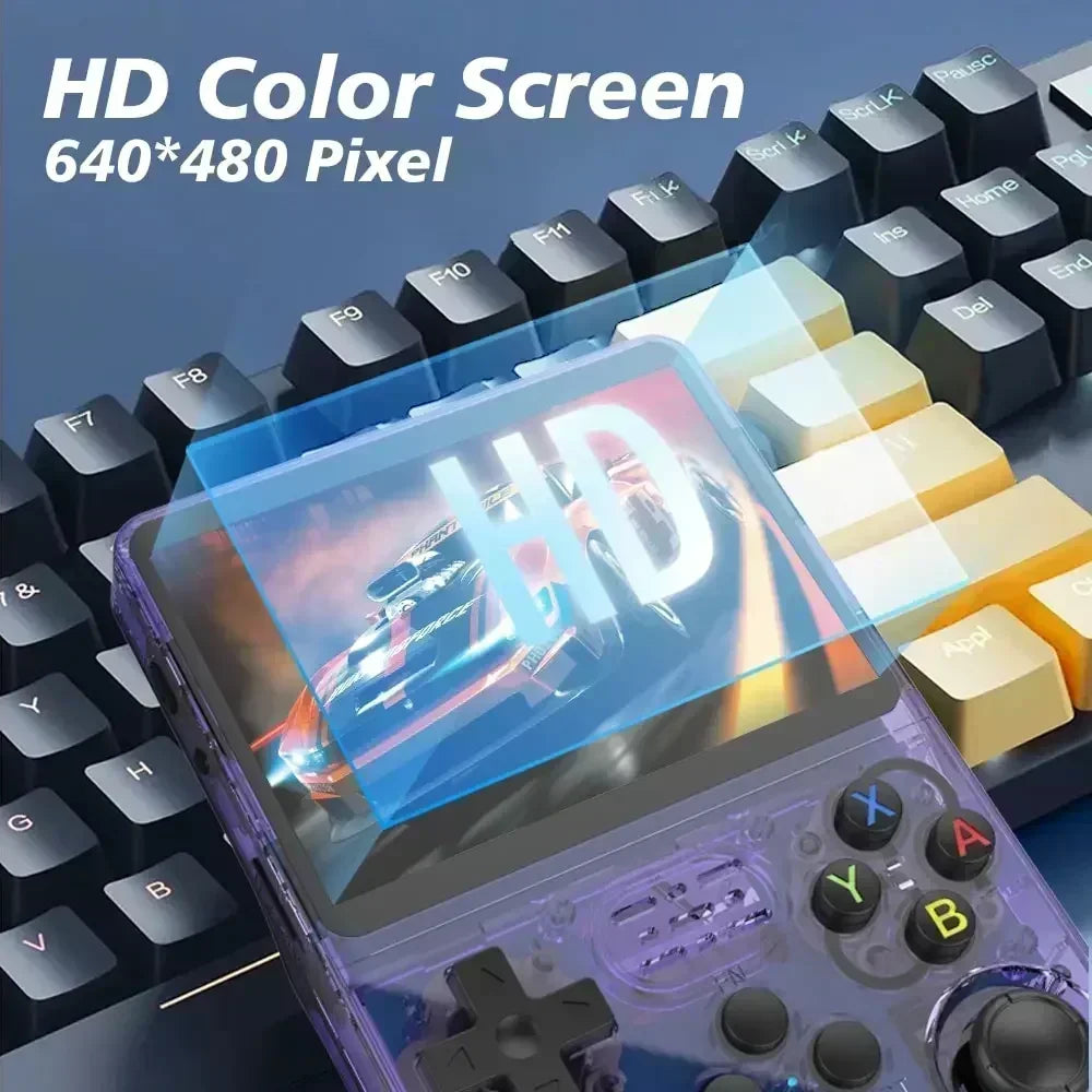 R36S Pro Retro Handheld: Consola Portátil con Pantalla IPS de 3.5", Hasta 256GB y Emulación de N64/PSP