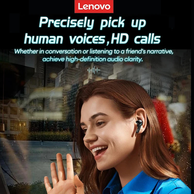 Lenovo GM2 Pro Thinkplus: Audífonos Gamer Bluetooth 5.3 de Baja Latencia y Sonido HD