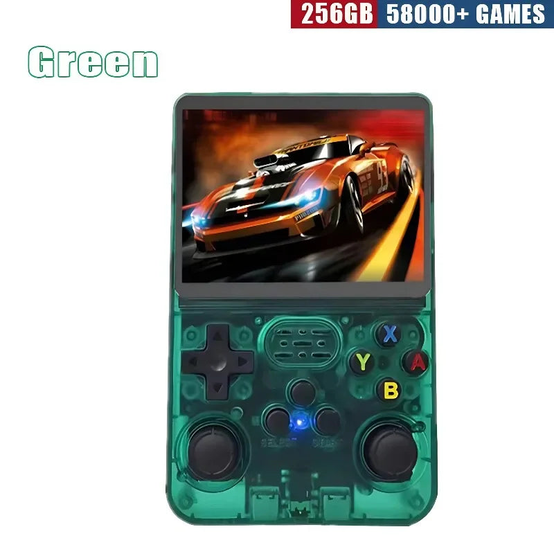 R36S Pro Retro Handheld: Consola Portátil con Pantalla IPS de 3.5", Hasta 256GB y Emulación de N64/PSP