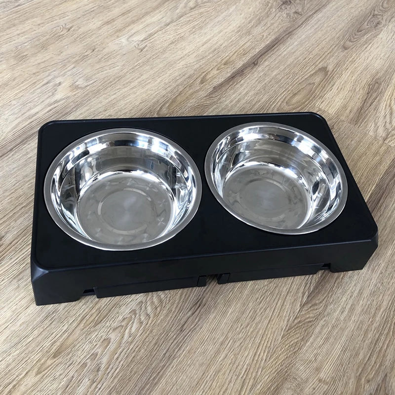 Estación de Alimentación Ajustable BOOTEELY: Comedero Elevado para Perros (S, M, L)