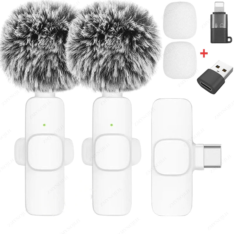 Micrófono Lavalier Inalámbrico Universal: Audio HD para iPhone, Android y PC