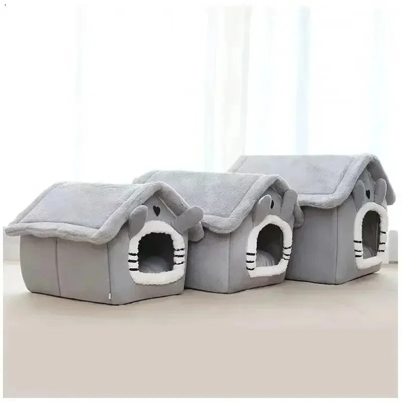 Casa Iglú Térmica para Mascotas: Cama 2 en 1 con Cojín Lavable y Desmontable