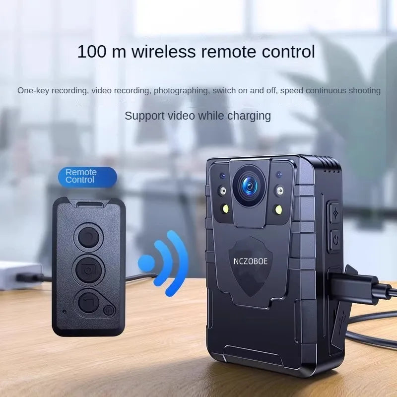 NCZOBOE Body Cam Pro: Cámara de Seguridad 1080P con Visión Nocturna y Grabación de Alto Impacto