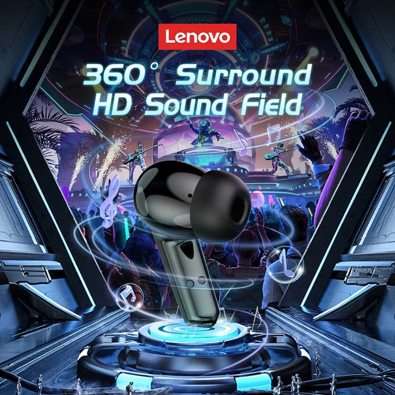 Lenovo GM2 Pro Thinkplus: Audífonos Gamer Bluetooth 5.3 de Baja Latencia y Sonido HD