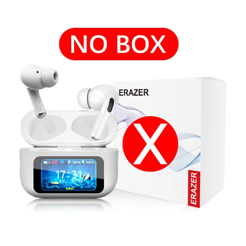 Audífonos ERAZER Pro: Pantalla Táctil Inteligente, Cancelación de Ruido ANC y Sonido HiFi