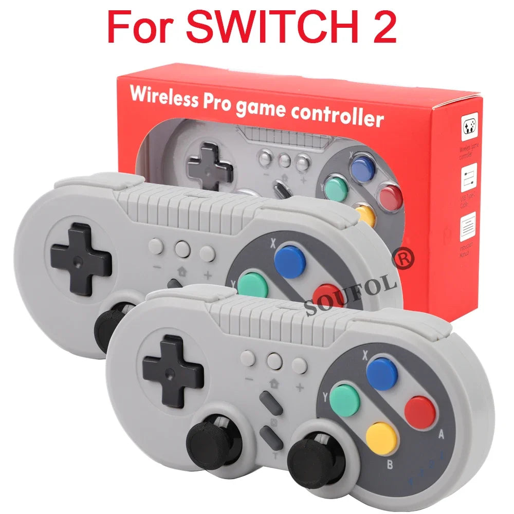 Mini Consola Retro Wireless 2026: Control Inalámbrico Pro para Switch 2 y Windows PC