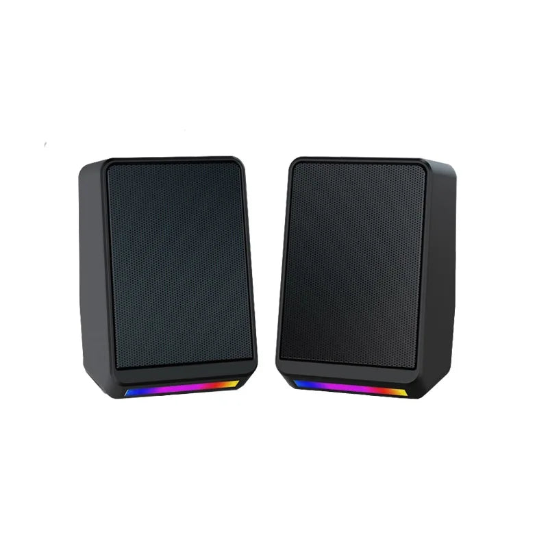 Bocinas Gamer TS38: Sonido Estéreo HD con Subwoofer, Iluminación LED y Conexión USB Universal