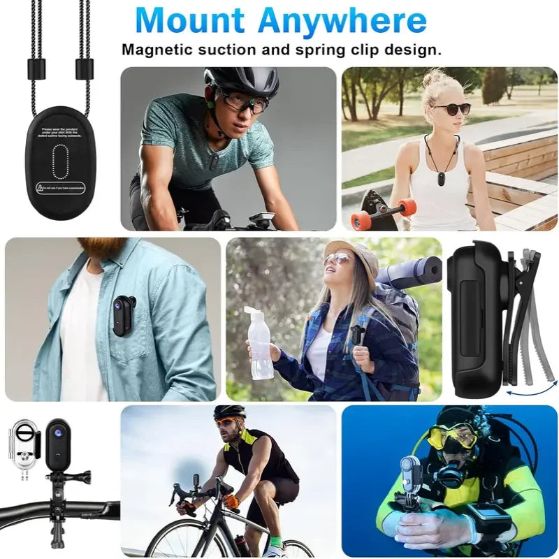 Cámara de Acción H88 Pro: Body Cam Full HD para Casco y Motocicleta con WiFi y Visión Nocturna