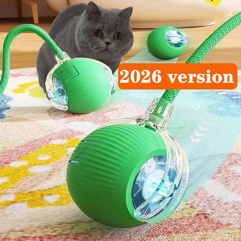 Pelota Inteligente para Gatos: Movimiento Automático, Recargable y Anti-Obstáculos