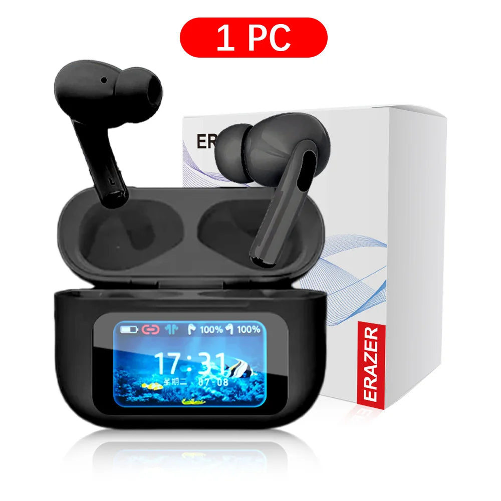 Audífonos ERAZER Pro: Pantalla Táctil Inteligente, Cancelación de Ruido ANC y Sonido HiFi