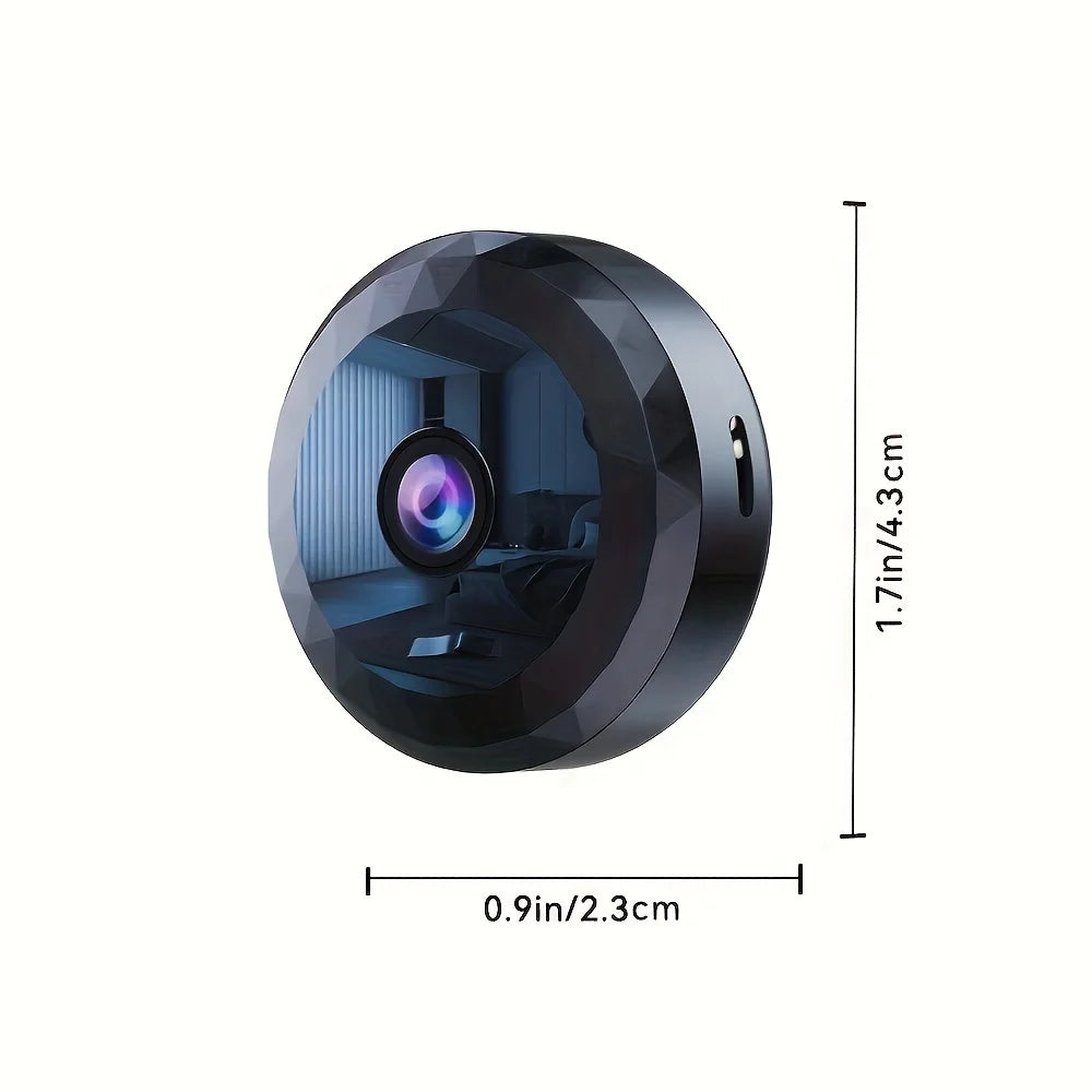 Mini Cámara de Seguridad WiFi: Vigilancia HD 24/7 con Visión Nocturna y Sensor de Movimiento