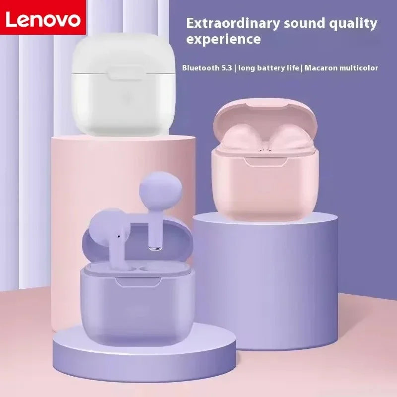 Lenovo TWS Air: Audífonos Semi-In-Ear con Control Táctil Dinámico y Sonido Superior