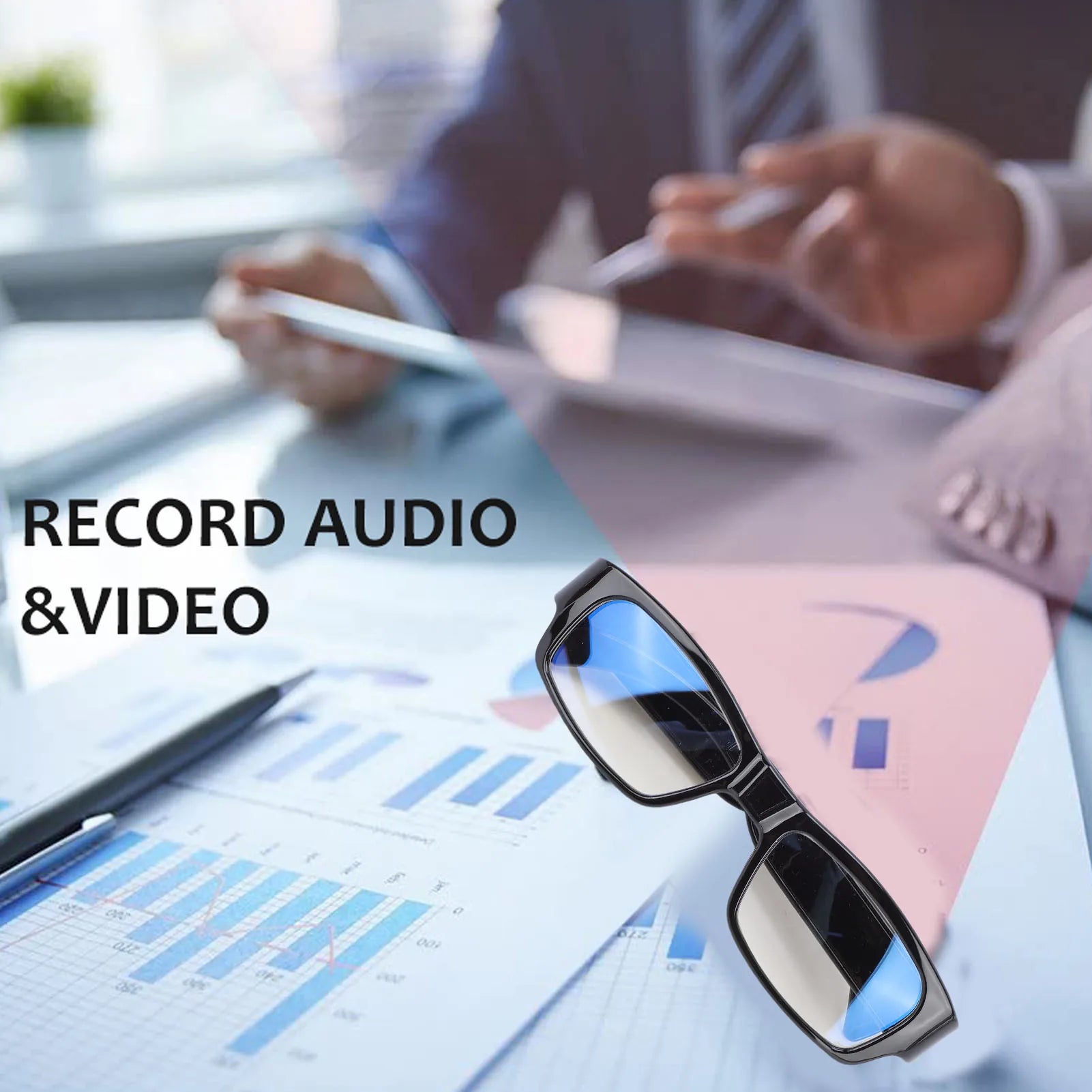 Gafas de Sol con Cámara Pro 1080P: Video HD, Fotografía y Acción Deportiva en Formato 16:9