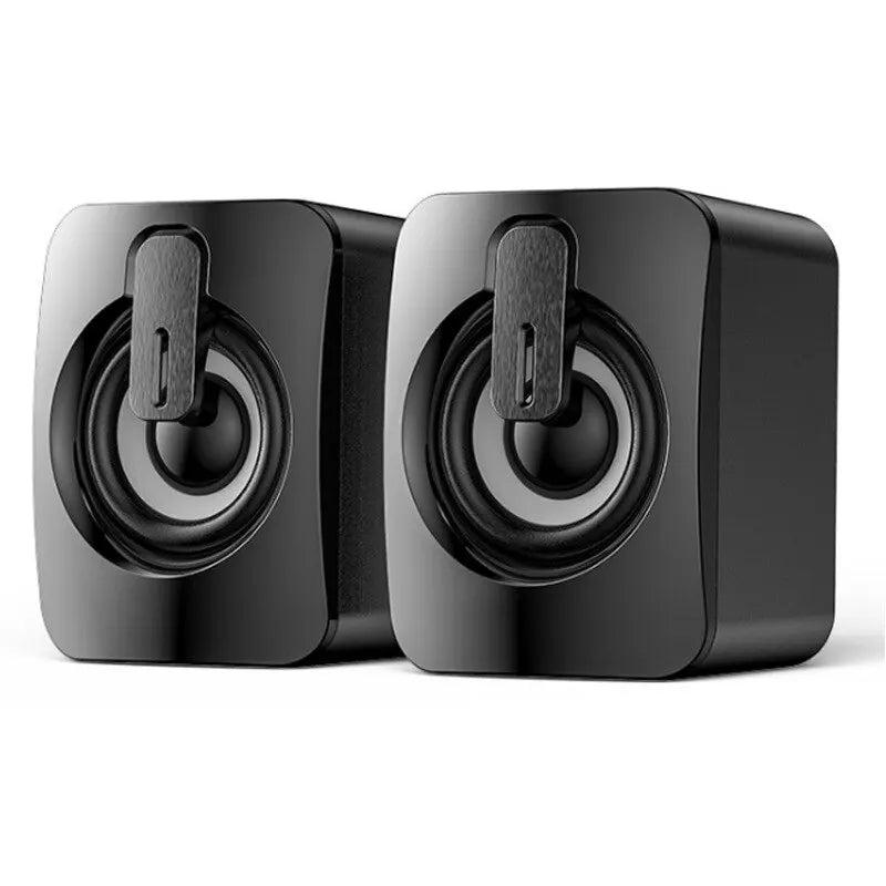 Bocinas Multimedia Estéreo con Micrófono: Sonido HD, Conexión 3.5mm y USB para PC o Laptop